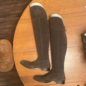 Tory Burch suede over the knee boots